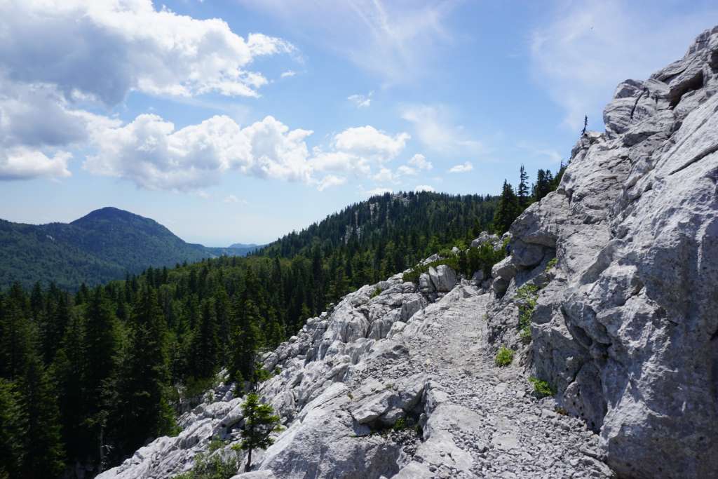 Velebit Mountain Hike known as Premuzic Trail is one You need to Hike to get full of the Hiking Experience of mountainous Croatia