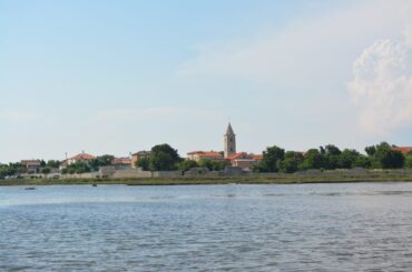 Nin, view to old town.